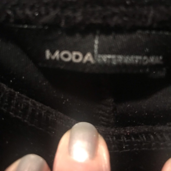 _______SOLD______—BLACK VELOUR XS SLACKS Long - Picture 10 of 15